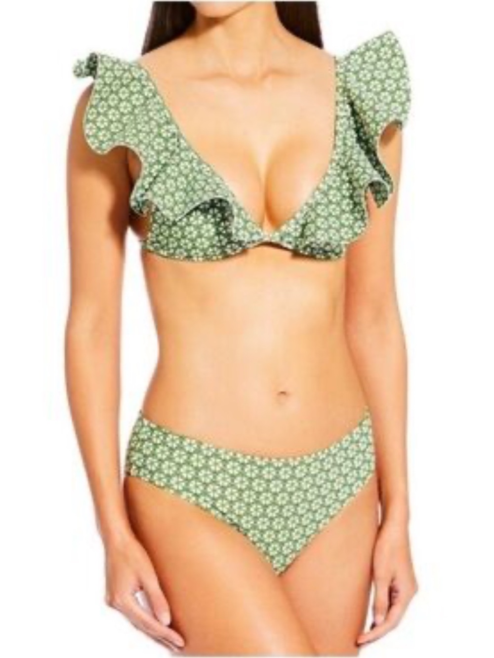 Antonio Melani x Style by Simkins Swim Bikini Set Marguerite Top Harper NWT XL